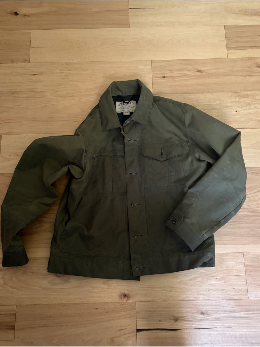 Filson Olive Green Short Line Cruiser